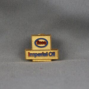 Vintage Gas Company Pin - Esso Imperial Oil - Stamped Pin